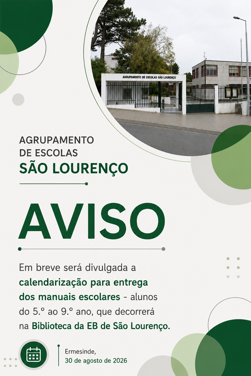 Entrega Manuais Escolares